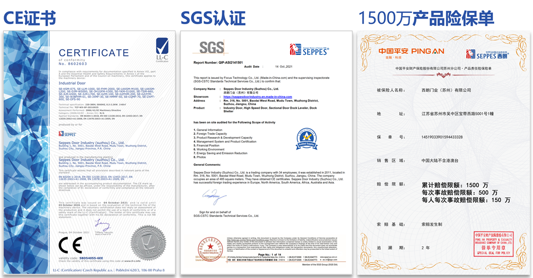 CE+SGS+1500萬保險